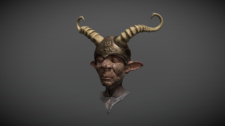 Satyre la tronche 3D Model