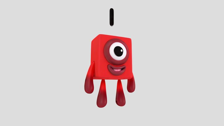 Numberblock 1 3D Model