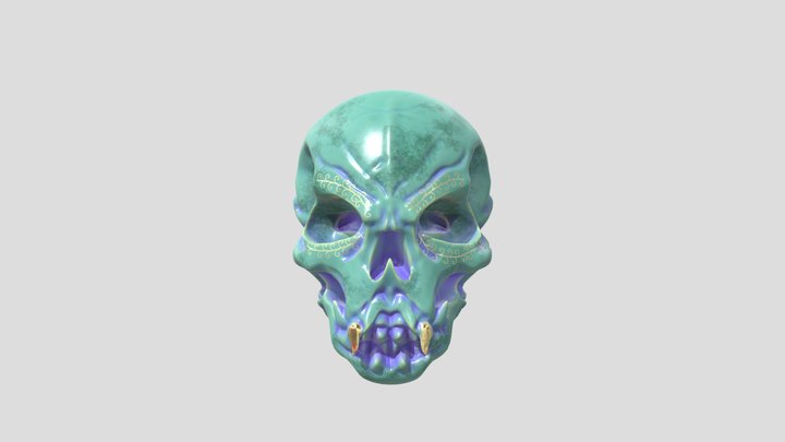 B2B1_Accardo_Serena_CharaInt3D_Skull 3D Model