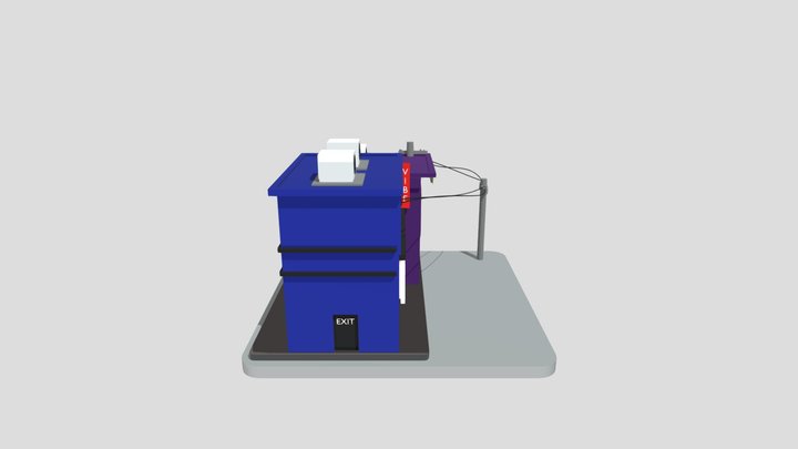 Low poly House moedel