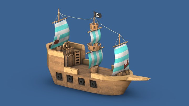 Shiver me timbers! 3D Model