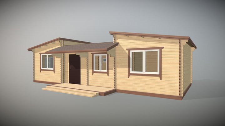 Летний дом "Романовка" 3D Model