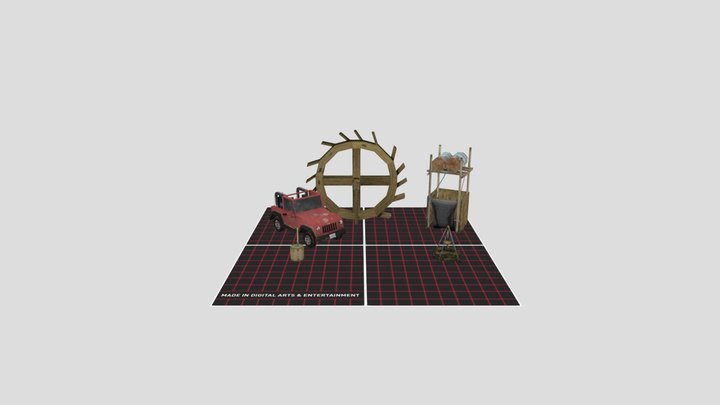 DAE 5 Finished props - Forest Loner 3D Model
