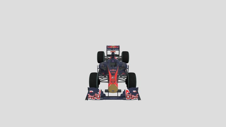 Torro Rosso STR04R F1 car – Kostenloses 3D-Modell STL