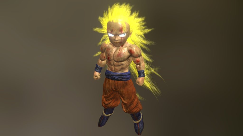 Goku SSJ3 Chibi