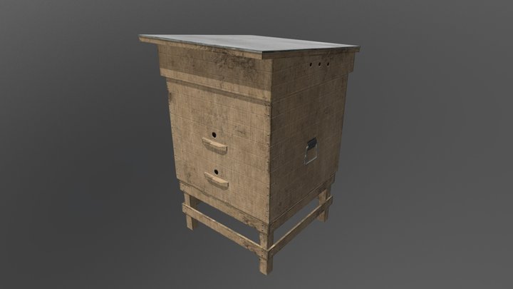 Bee Hive 3D Model