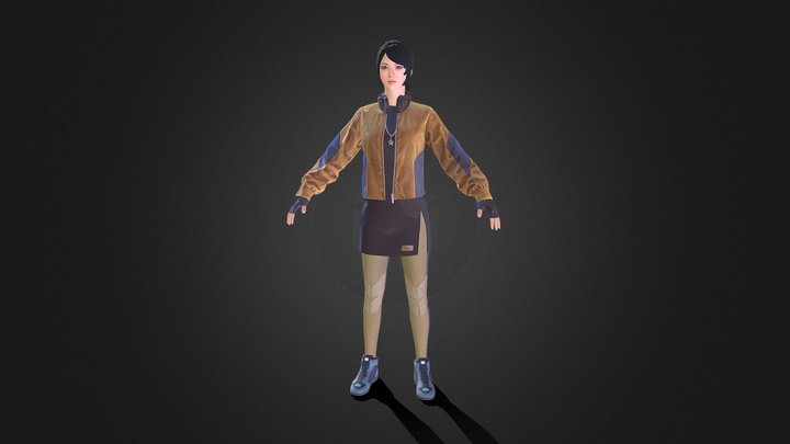 Women In Gold Set By LEVINXGAMING 3D Model
