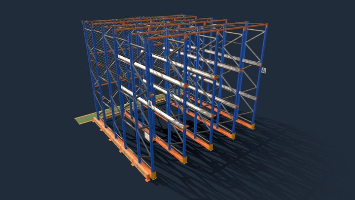 Rayonnages Accumulation 3D Model