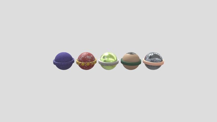 Merc. Valerio Spheres 3D Model