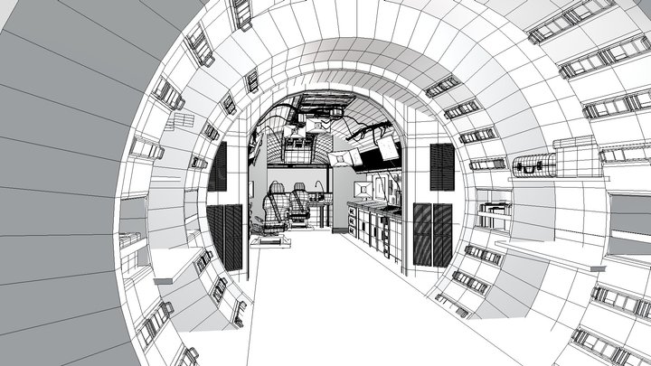 Snowpiercer: Engine Room 3D Model