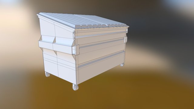 Trash Dumpster 3D Model