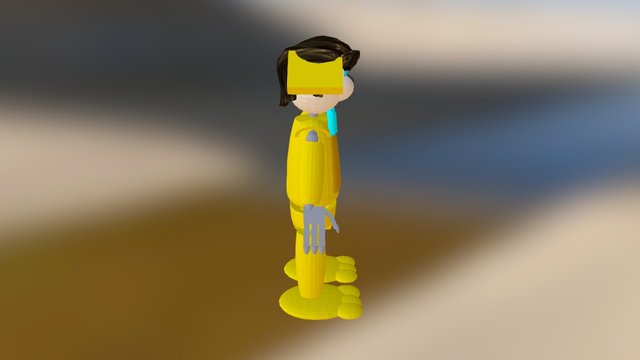 Zach The Dog 3D Model
