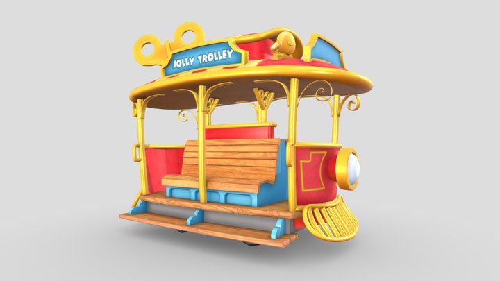 Jolly Trolley 3D Model