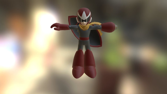 Proto Man 3D Model