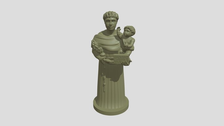 Sant'Antonio da Padova - Soleto 3D Model