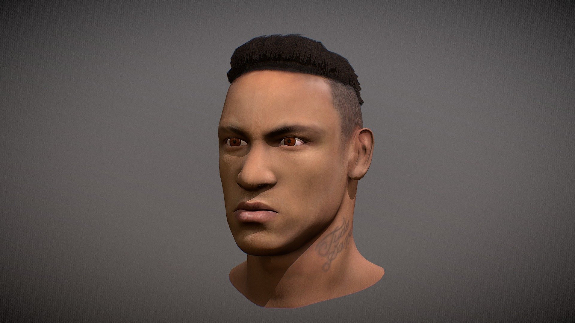 Neymar 3D Model - 3D model by wavt [6b2d54b] - Sketchfab