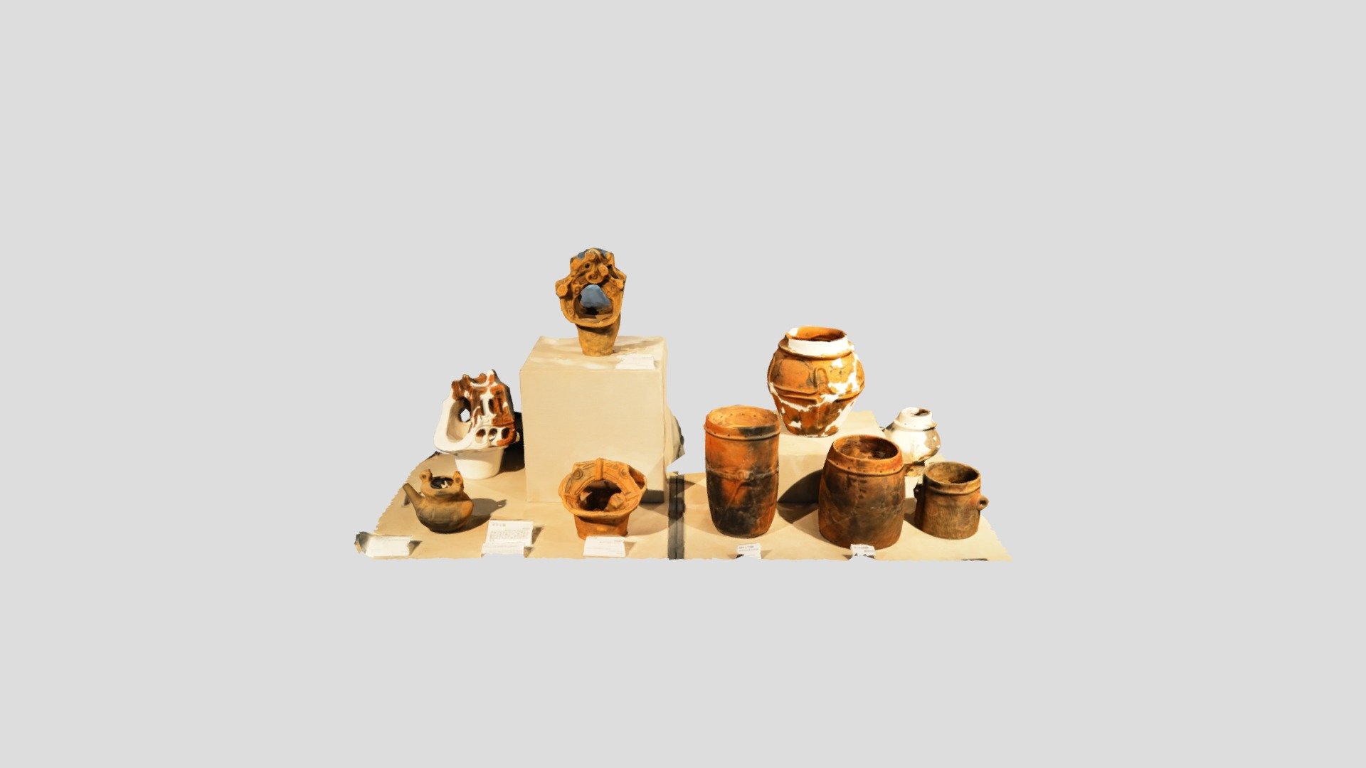 尖石縄文考古館まつりの道具コーナー　観察記録3Dモデル