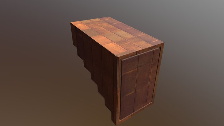 corten box 3D Model