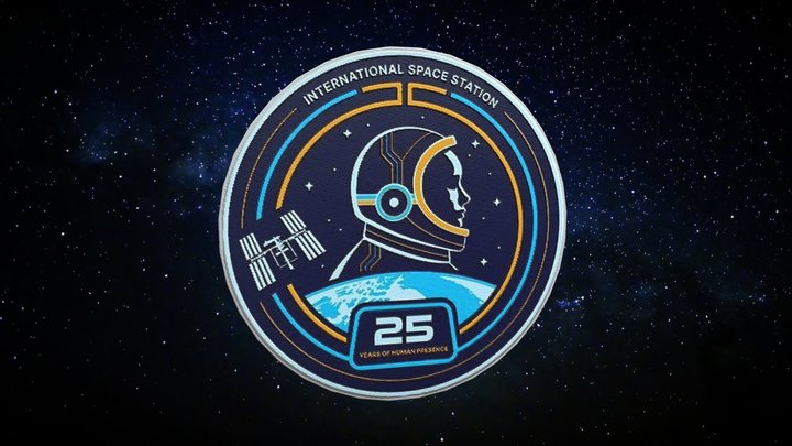 An ISS emblem. – Modello 3D gratuito STL