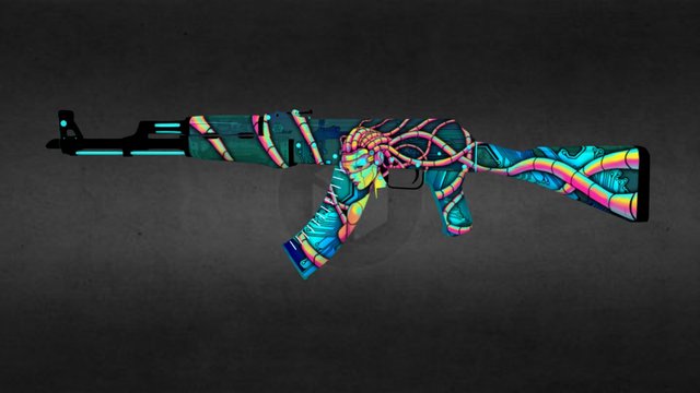 AK47 | NEVA 3D Model