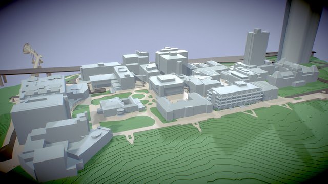 Campus Model 3D Model