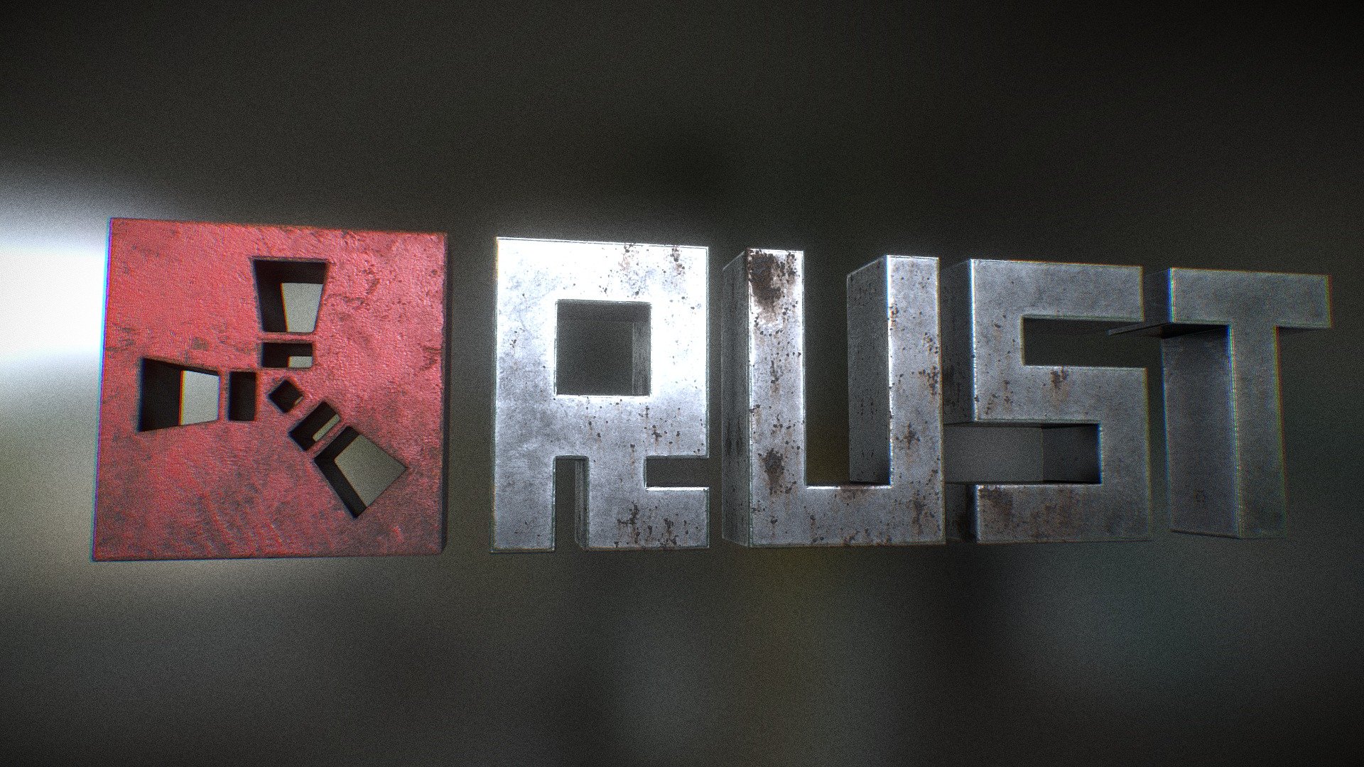 Rust Logo 3d