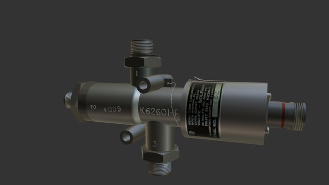 Cargo Hook Solenoid Valve 3D Model