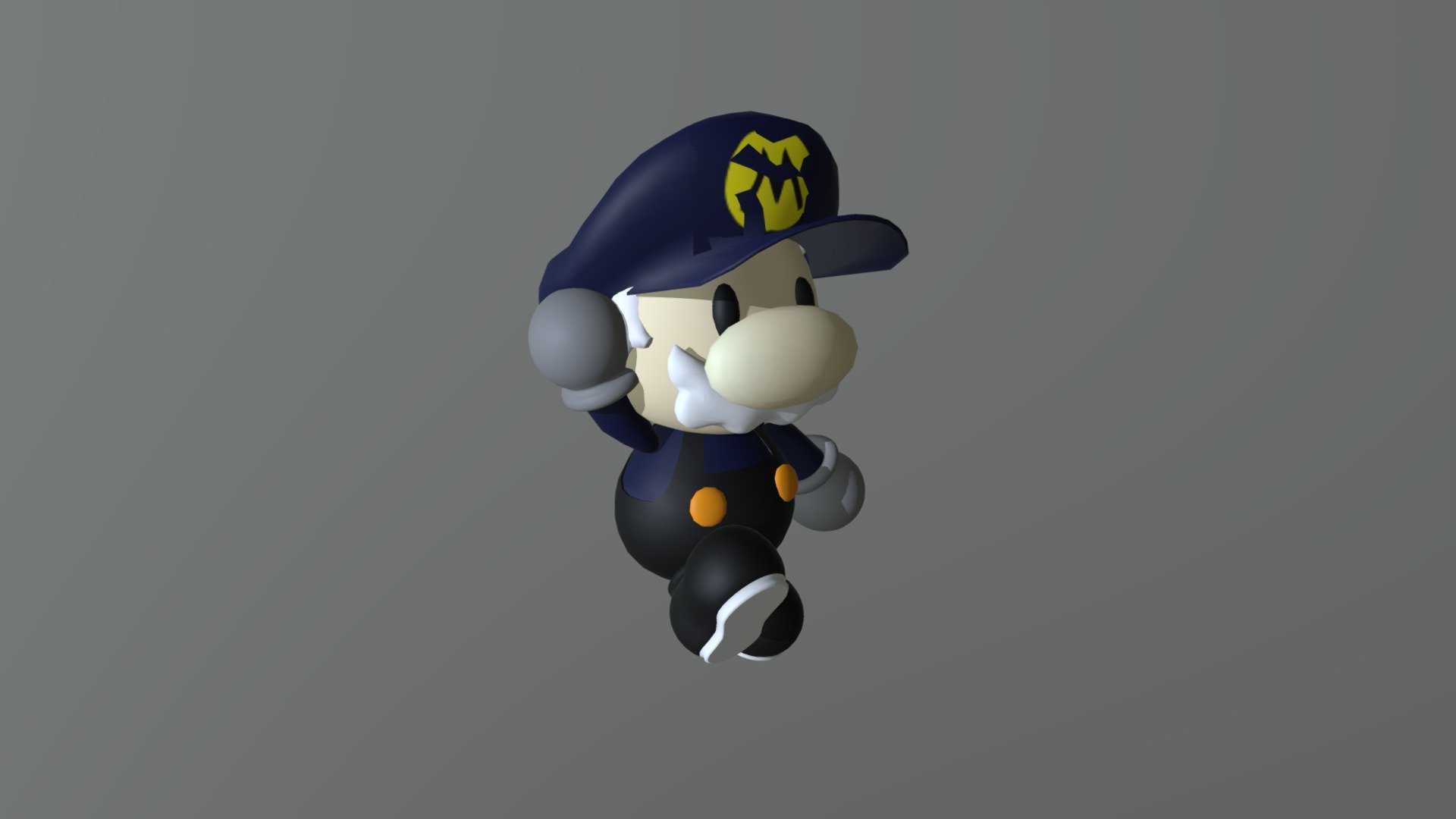 Monopoly Mario Jump Pose