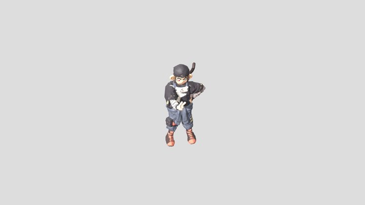 火野アラシさん 3D Model