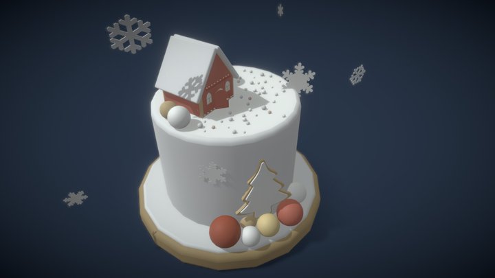 XYZ School - NY marathon - Gingerbread house 3D Model