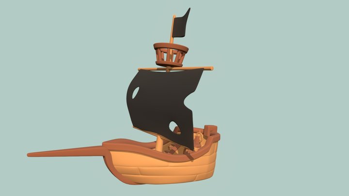 Pirate ship 3D Model