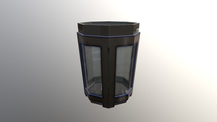 Cyberpunk Cup 3D Model