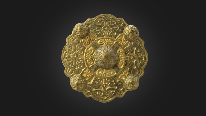Disc brooch / Korongfibula 3D Model