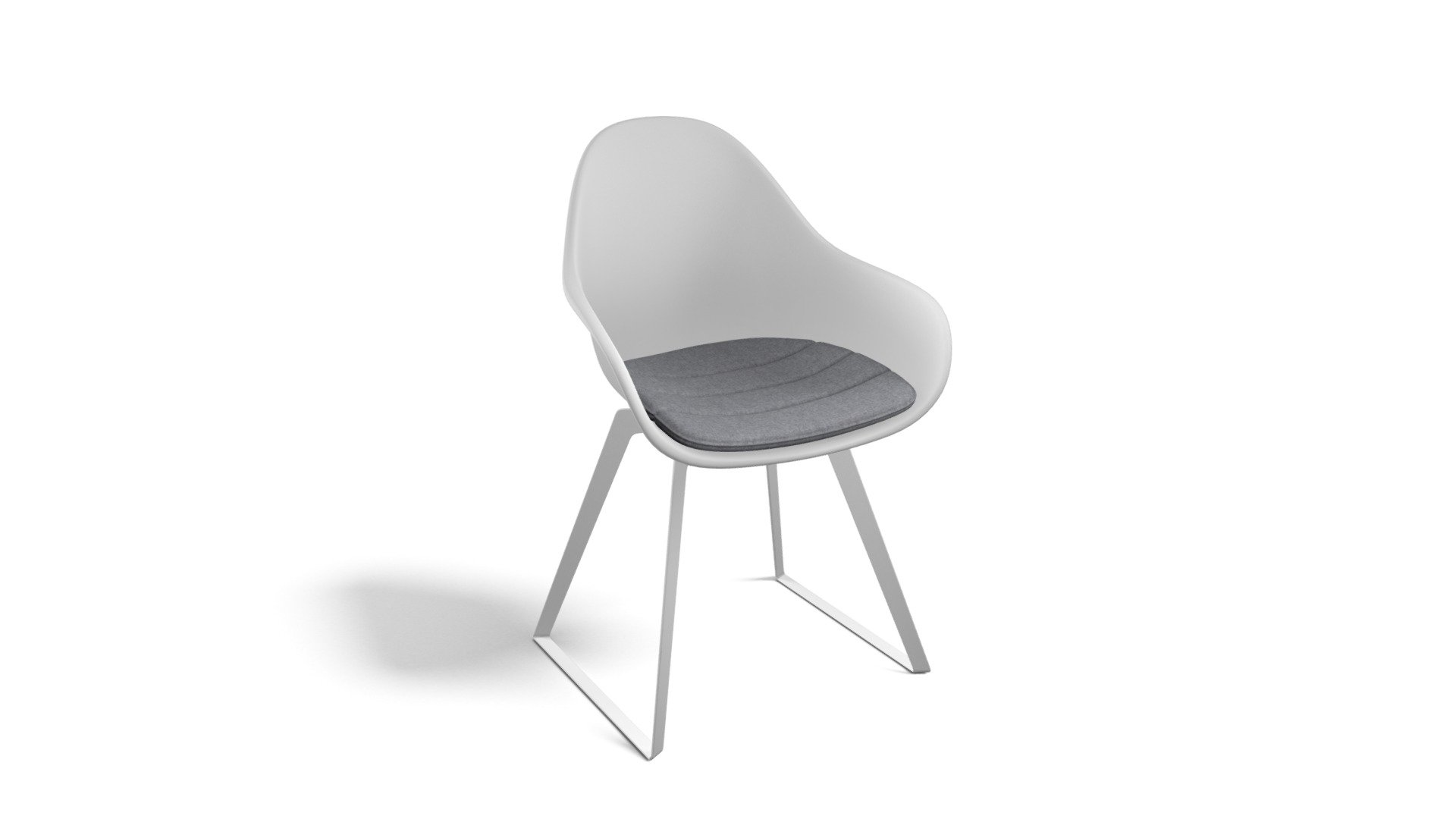 Set Of 2 Boone Dining Chairs, White