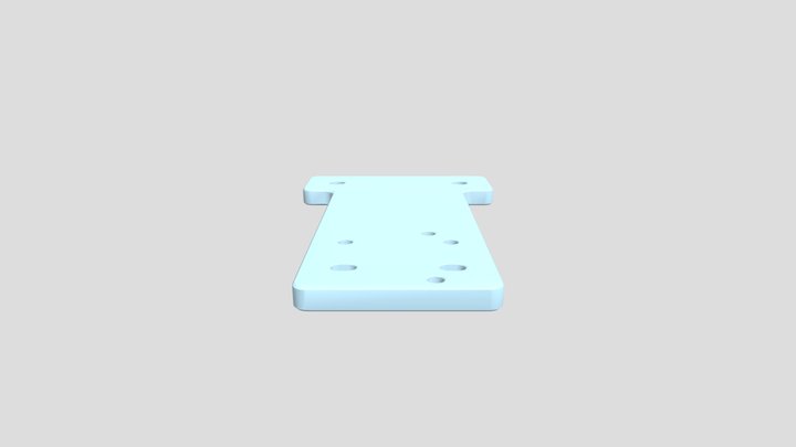 Workbee CNC Laser Mount For Opt Lasers Grav 3D Model