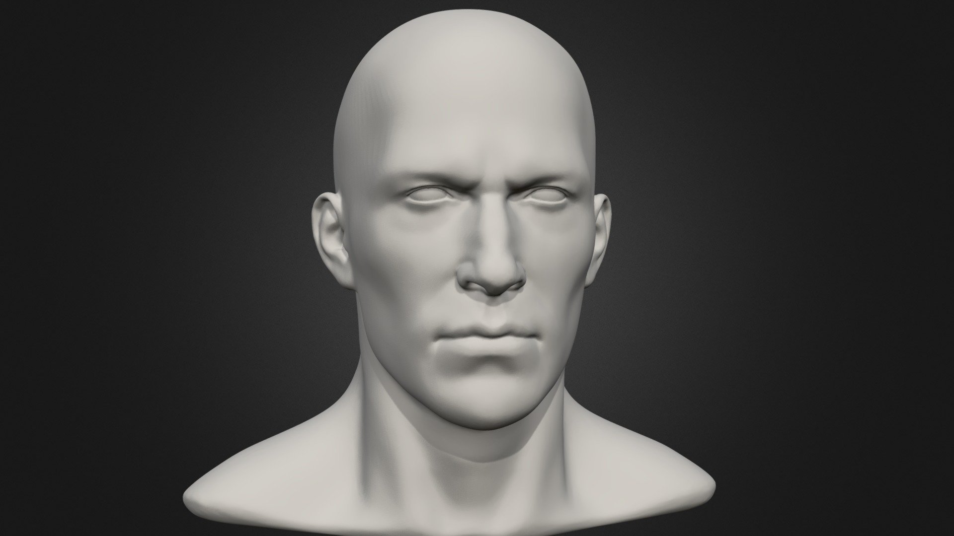 Male Head 3 3D Model By Cgspektor 6b35def Sketchfab