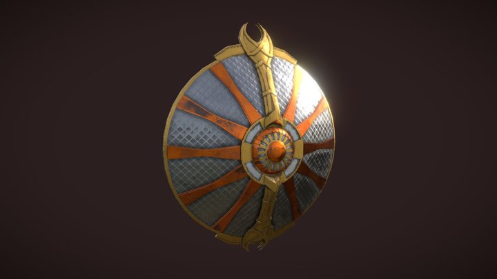God of war Inspired Shield 3D Model
