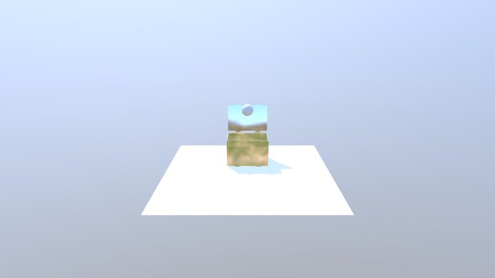 Ball goes in box 3D Model