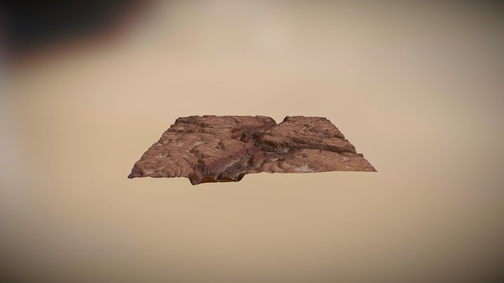 Mars surface 3D Model