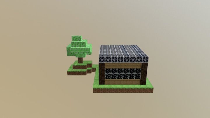 Minecraft Huisje Matthijs 3D Model