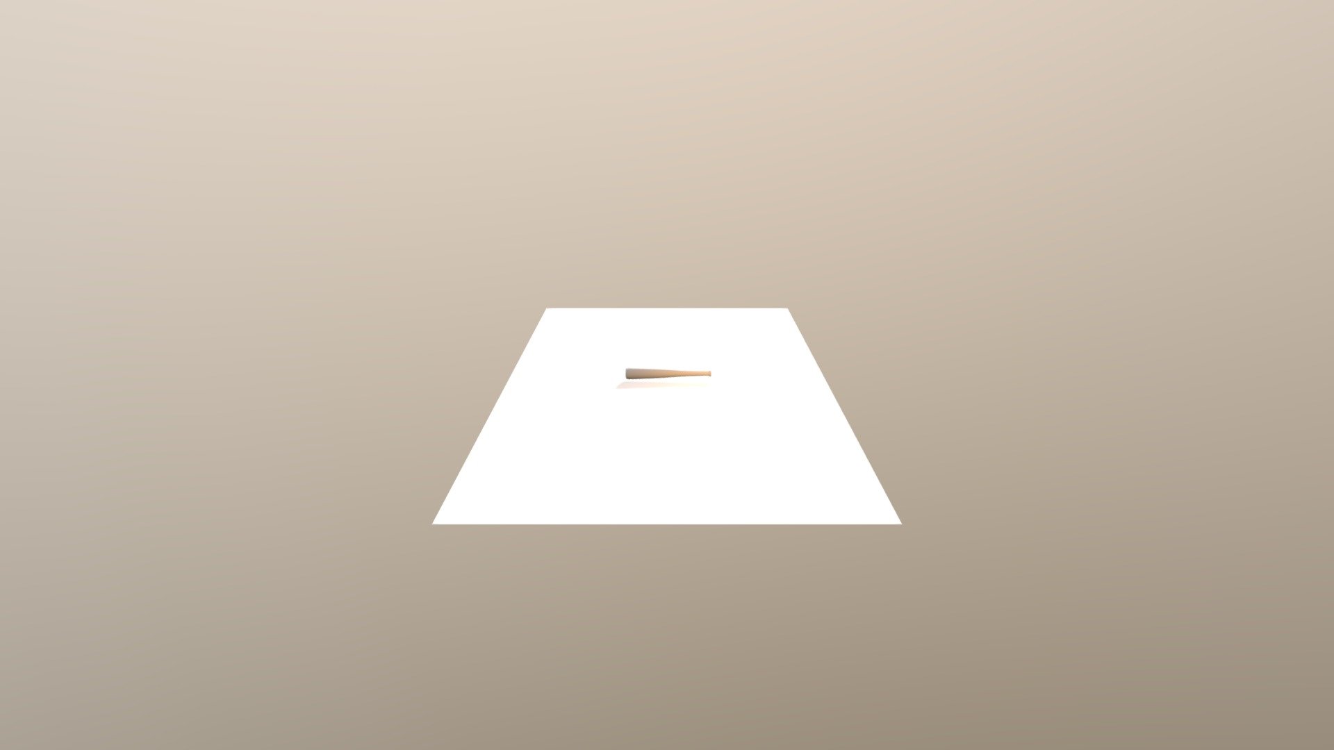 Baseball Bat (Plane For Lighting) Download Free 3D model by