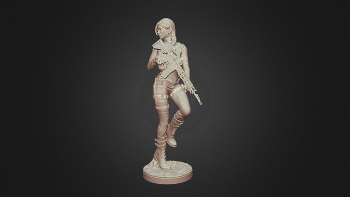 LadySoldiers 3D Model