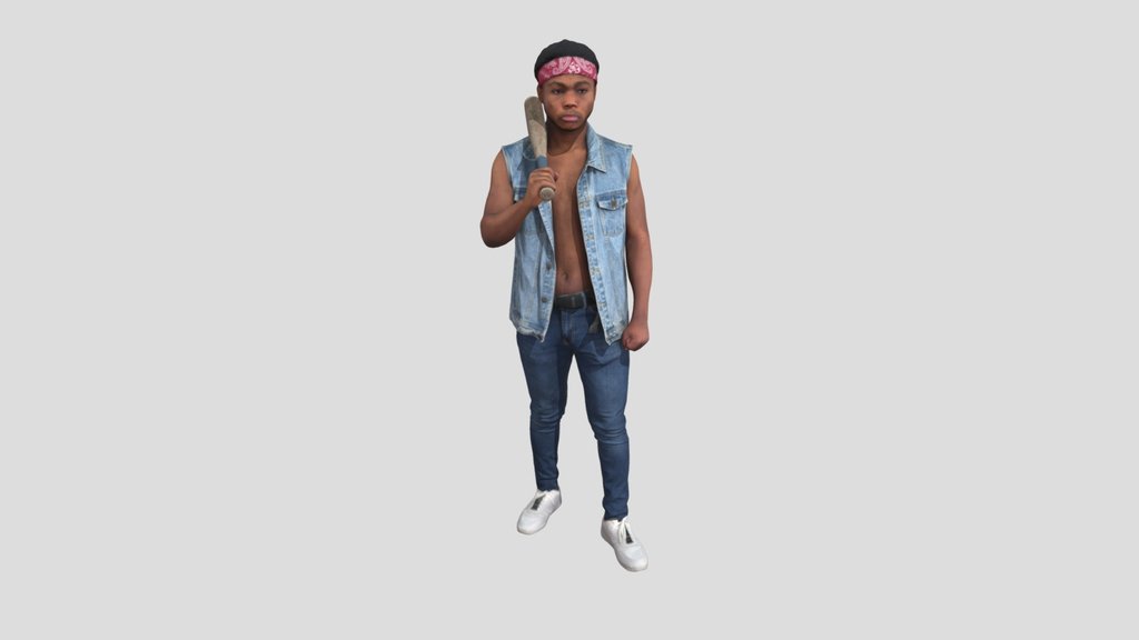 Rebel People In Casual Denim