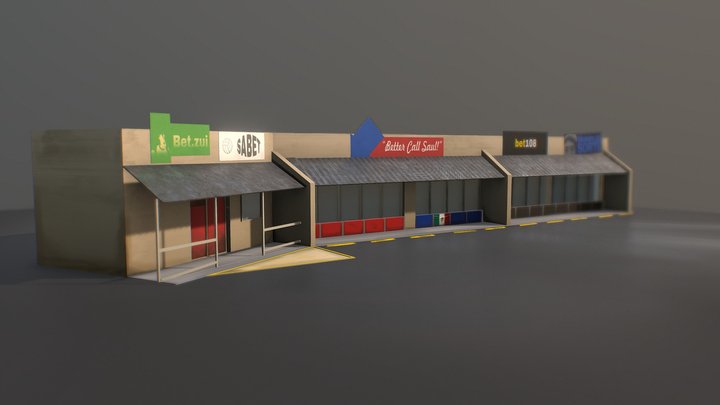 Cenário Texturizado - Saul Goodman 3D Model