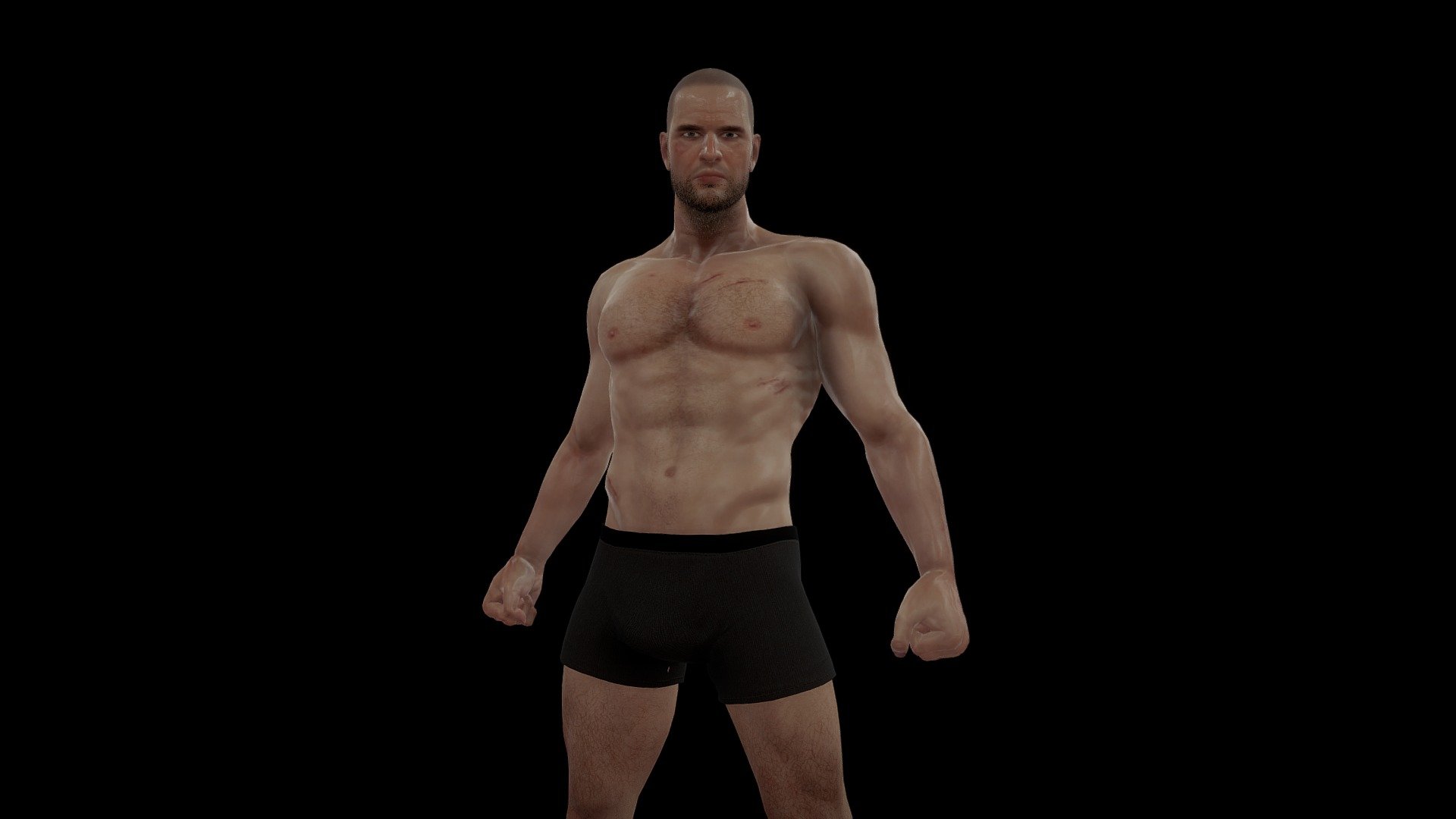 body builder - 3D model by Samad.Ahmed [6b3b91f] - Sketchfab