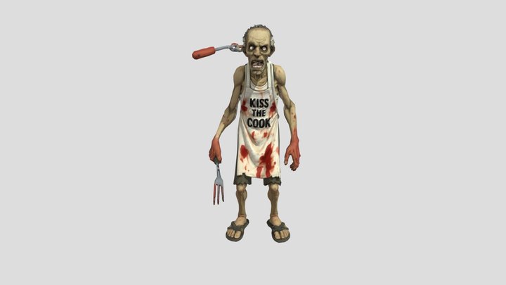 Zombie Chef Misadventure 3D Model