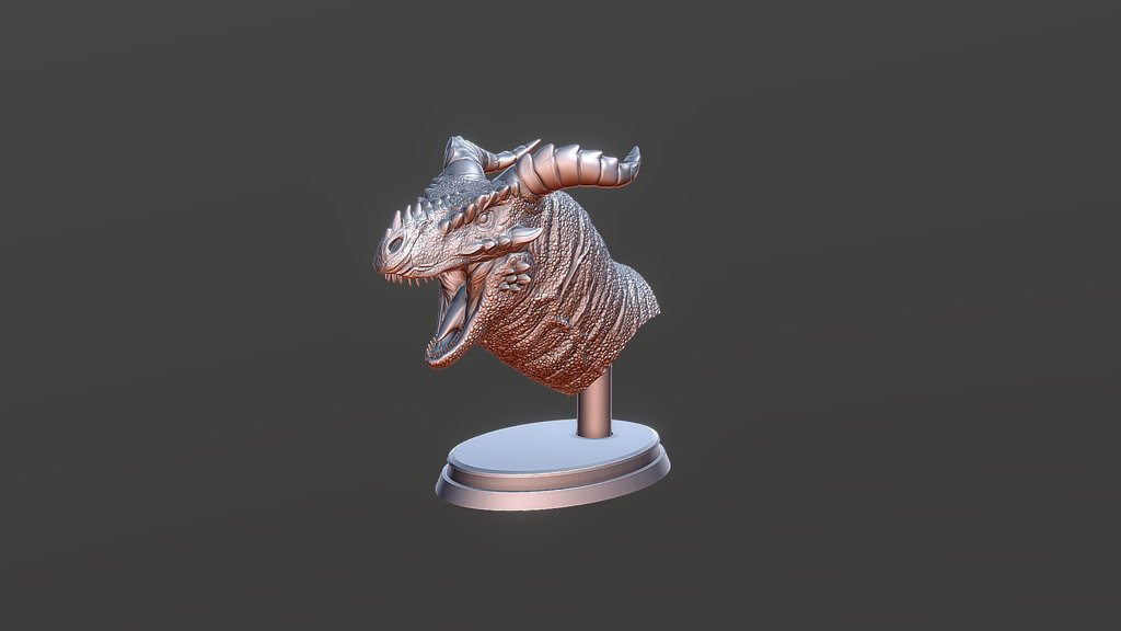 dragon bust