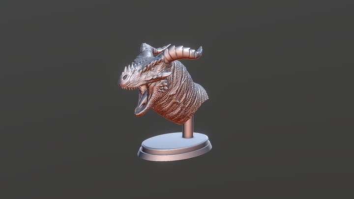 dragon bust