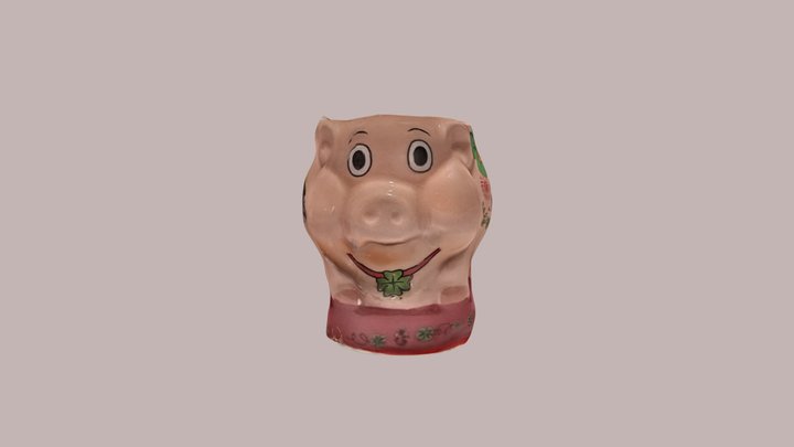 Pig Cup 3D Model