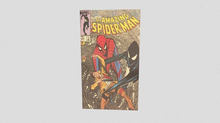 Marvel's Spider-Man Comic, Game ready asset 3D Model